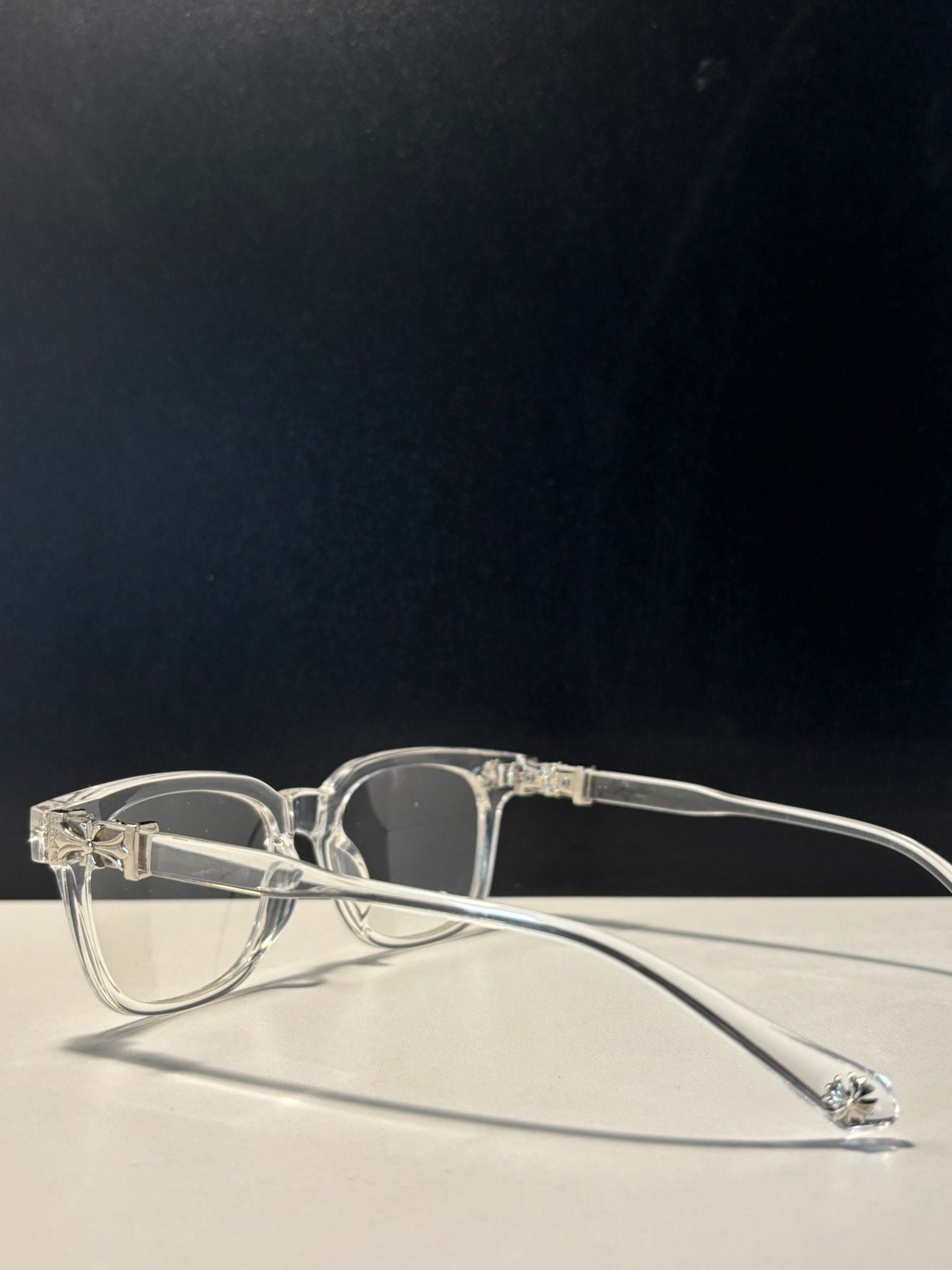 Chrome Hearts Unisex Şeffaf Gözlük