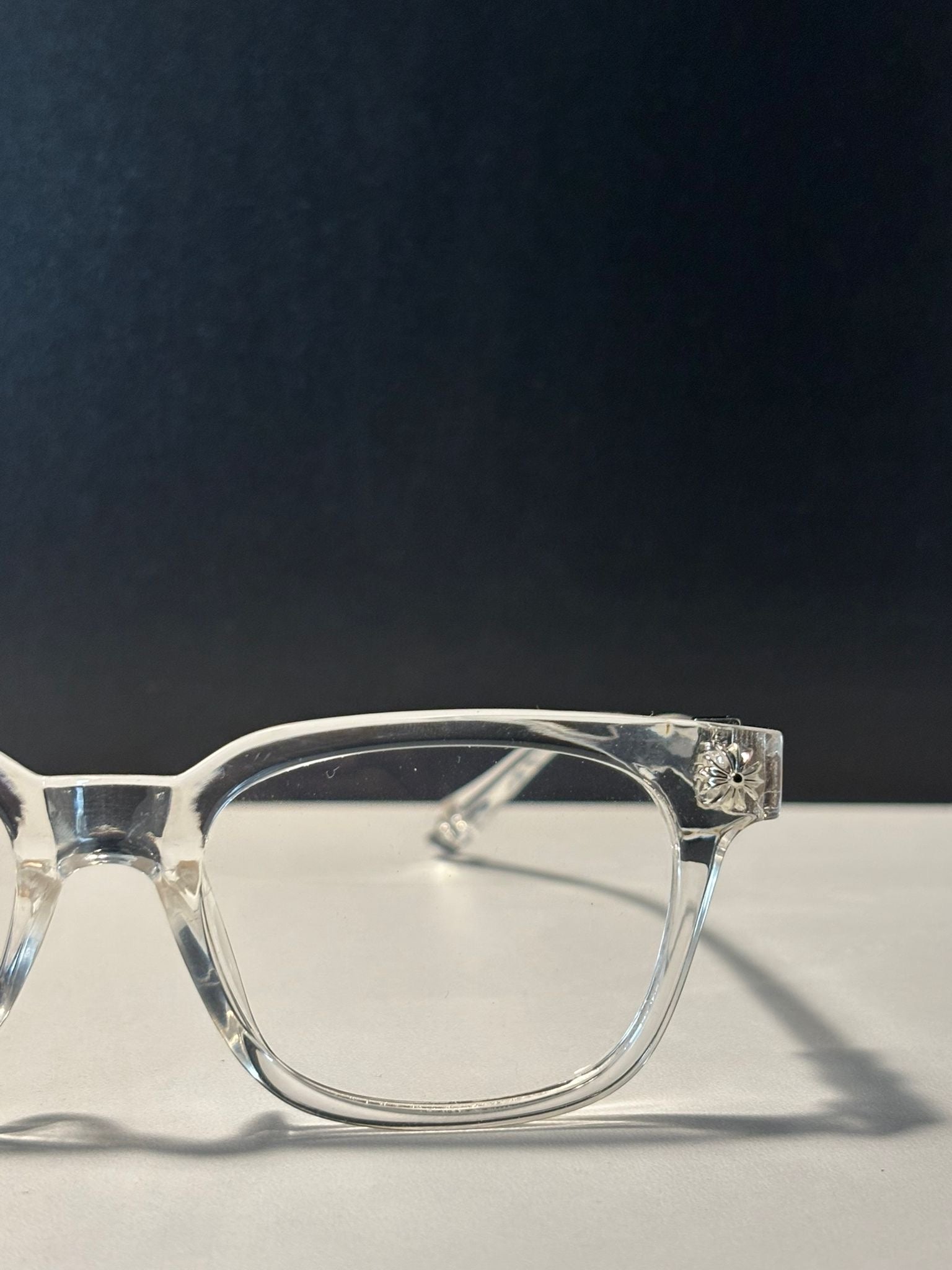 Chrome Hearts Unisex Şeffaf Gözlük