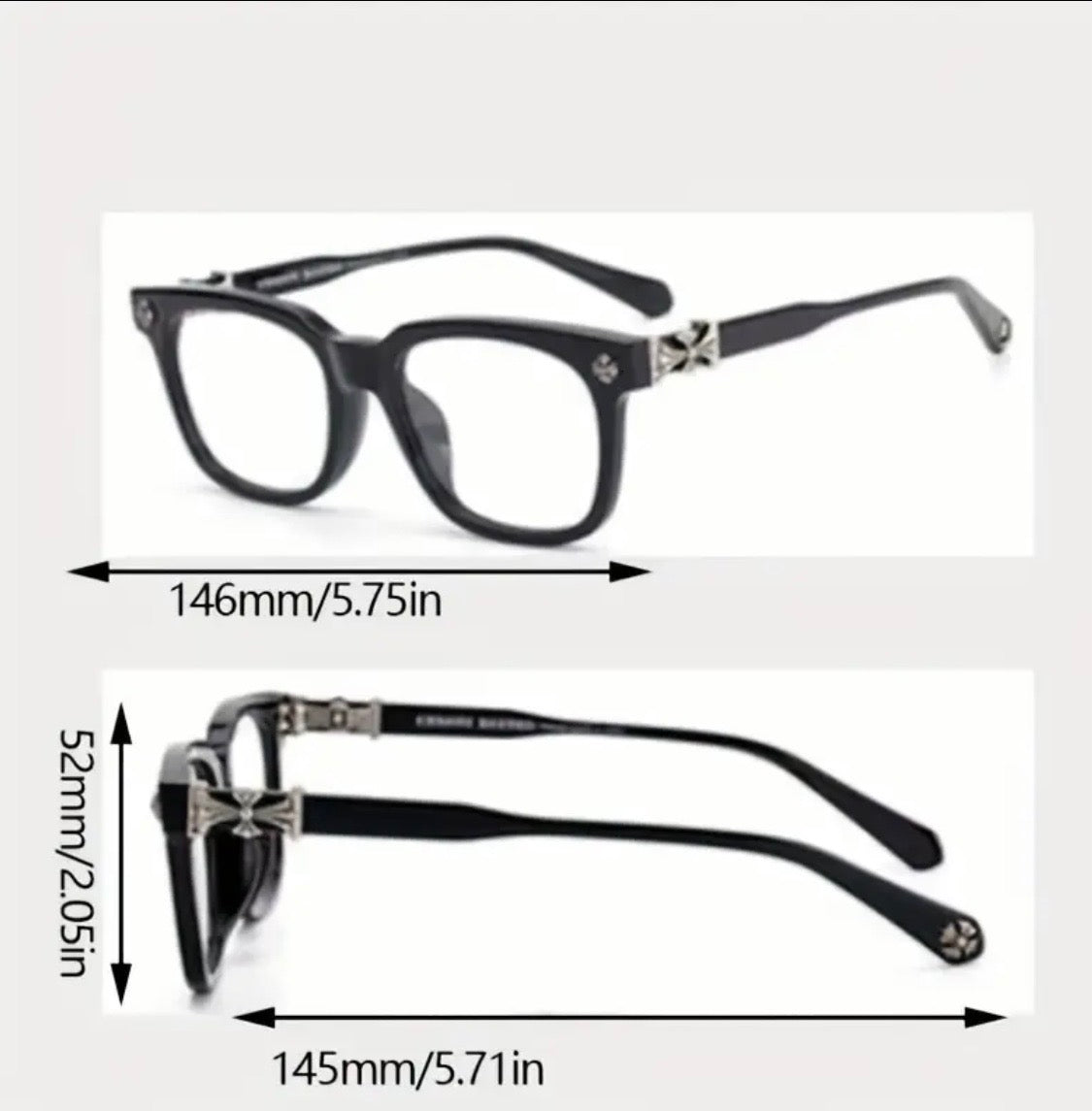Chrome Hearts Unisex Gözlük